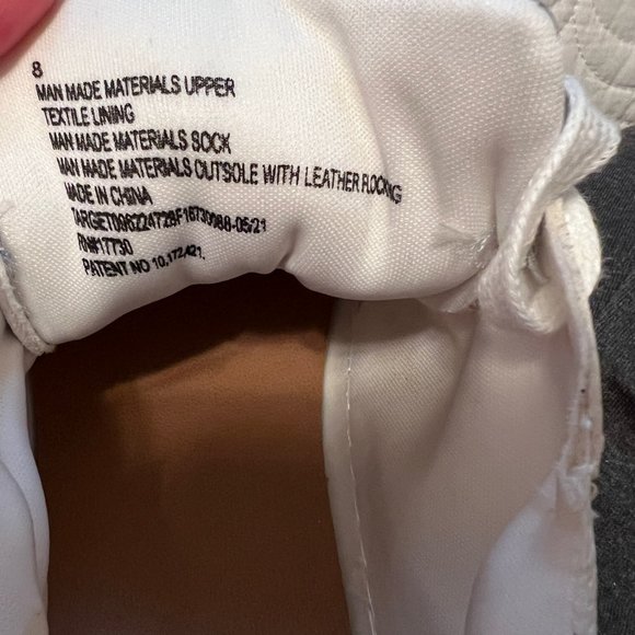 Universal Threads "Blue Brittin" White Sneakers, Memory Foam, Size 8, LN! - Picture 8 of 11